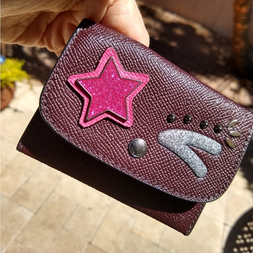 Coach Cardholder in Oxblood - Excellent Condition